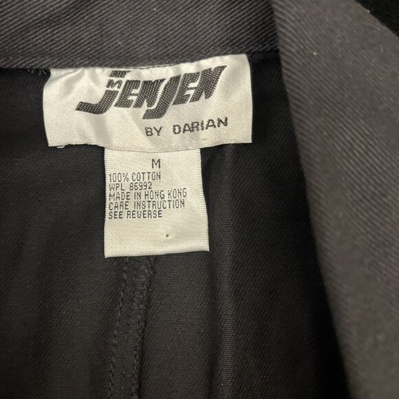 Jen Jen By Darian Vintage Black And Gold Embellished Blazer Jacket - Picture 5 of 7